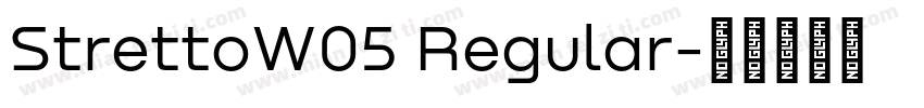 StrettoW05 Regular字体转换